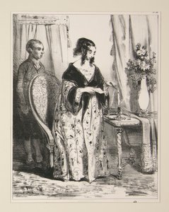 Auguro il buongiorno al Sig. Emile da Paul Gavarni