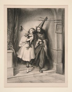 LA BONNE AVENTURE. - IL LETTORE DI FORTUNA (sic). da Paul Gavarni