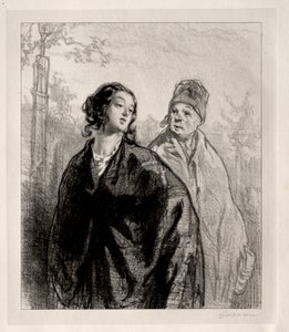 La Fille et la mère da Paul Gavarni