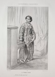 La prima donna da Paul Gavarni
