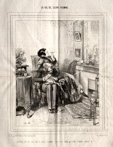 La vita di un giovane uomo, 1842 da Paul Gavarni