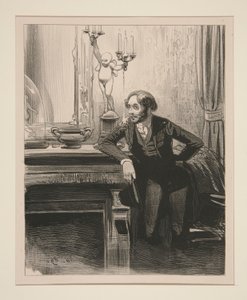 La fille de la maison chante da Paul Gavarni