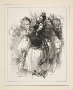 Il ballo in maschera da Paul Gavarni