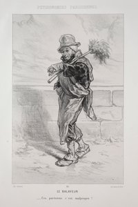 Lo spazzino da Paul Gavarni