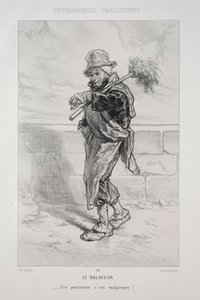 Il Netturbino da Paul Gavarni