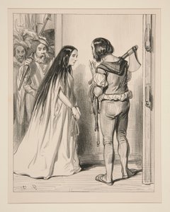 Le Bourreau: - Je te dis que tu fais des yeux au petit da Paul Gavarni