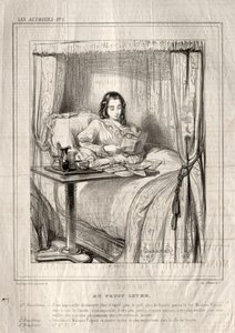 Les Actrices: Au petit lever..., 1843 da Paul Gavarni