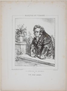 Les Invalides du Sentiment (Gli Invalidi del Sentimento): era un "giovane protagonista". da Paul Gavarni