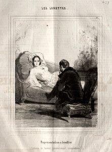 Les Lorettes, 1842 da Paul Gavarni