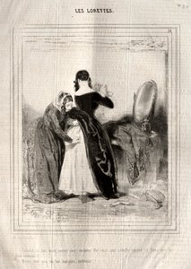 Les Lorettes, 1842 da Paul Gavarni
