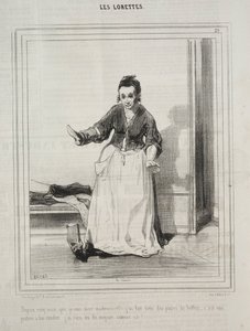 Les Lorettes, 1842 da Paul Gavarni
