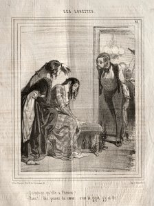 Les Lorettes, 1842 da Paul Gavarni