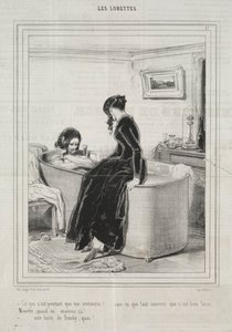 Les Lorettes, 1842 da Paul Gavarni