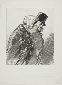 Les Lorettes vieillies: ...E al ballo del varietà, Adolphe... da Paul Gavarni