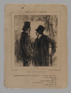 Pietra litografica per Mosieu, j da Paul Gavarni