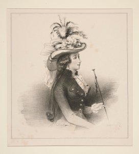 MODES DE PARIS EN 1787 da Paul Gavarni