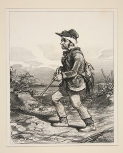 Signor Gontard (du Clos-Gorju), grande proprietario terriero, elettore idoneo, a caccia all