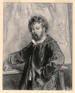 Ma toile est chère, bourgeois, tavola XV da Par-ci, par-là da Paul Gavarni
