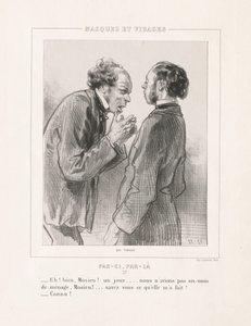 Masques et Visages: Par-ci, Par-la da Paul Gavarni