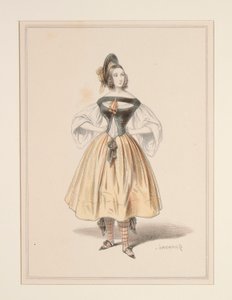 NOUVEAU TRAVESTISSEMENT DE GAVARNI. Eseguito da Babin da Paul Gavarni