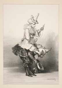 PAILLASSE ET PIERROT da Paul Gavarni