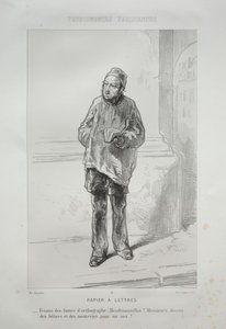 Carta da Lettere da Paul Gavarni