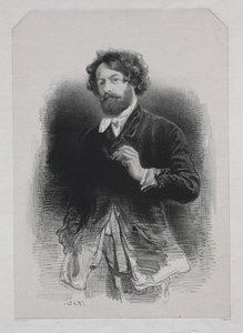 Autoritratto, 1842 da Paul Gavarni