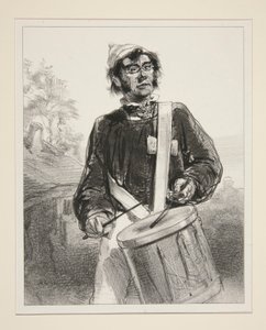 Tamburo del villaggio da Paul Gavarni