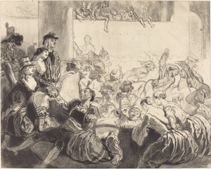 Il ballo in maschera da Paul Gavarni