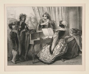 Un ballo in maschera da Paul Gavarni