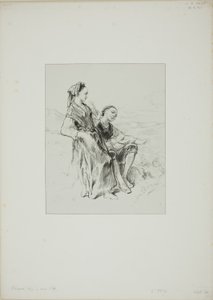 Senza titolo (Due ragazze basche) da Paul Gavarni