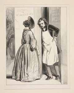 Da otto mesi, Auguste, mi promettete una mantellina... da Paul Gavarni