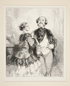 Vediamo, Tibine, diventiamo una donna onesta da Paul Gavarni