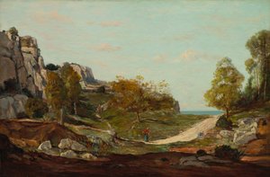 Paesaggio a Saint-André, vicino a Marsiglia da Paul Guigou