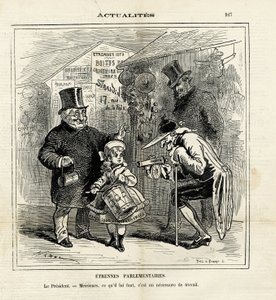 Illustrazione di Hadol (1835-1875) in Le Charivari da Paul Hadol