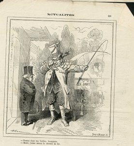 Illustrazione di Hadol (1835-1875) in Le Charivari da Paul Hadol