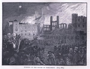 Incendio delle Case del Parlamento, 1834