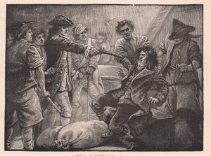 Cattura di Wolfe Tone AD 1798 da Paul Hardy