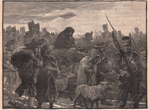 La ritirata di Wellington da Coimbra, 1810 da Paul Hardy