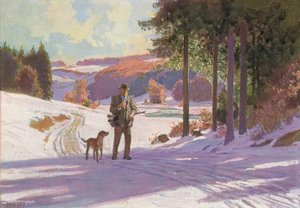 La mattina di Natale nella foresta da Paul Hey