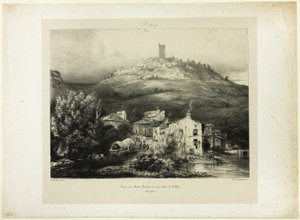 La Torre di Mont-Perrou, vista dalle rive dell