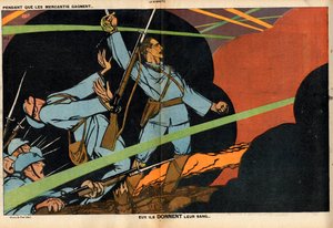La Baionnette, satirico a colori da Paul Iribe