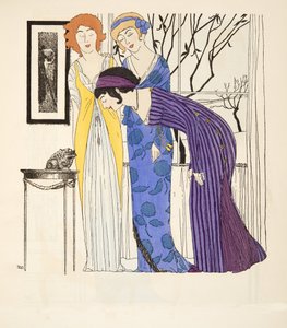 Tre abiti in stile impero da Les Robes de Paul Poiret pub. 1908