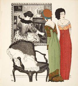Due abiti in stile impero da Les Robes de Paul Poiret pub. 1908