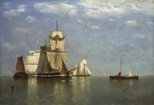 Navi ancorate al largo di Flushing, 1869