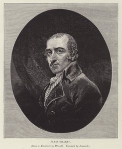 James Gillray, caricaturista, satirico e incisore inglese da Paul Jonnard