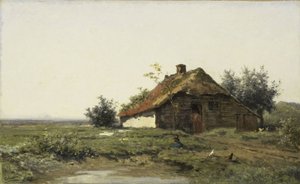 Fattoria nei campi aperti