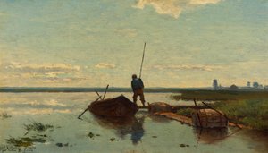 Paesaggio dei polder da Paul Joseph Constantin Gabriel