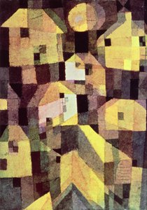 Composizione astratta di case da Paul Klee