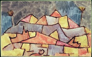 Forma austera della montagna da Paul Klee